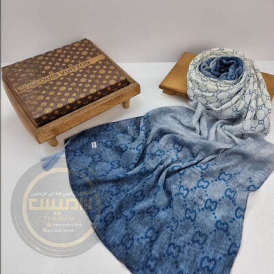 شال وارداتی برشکا طیف آبی