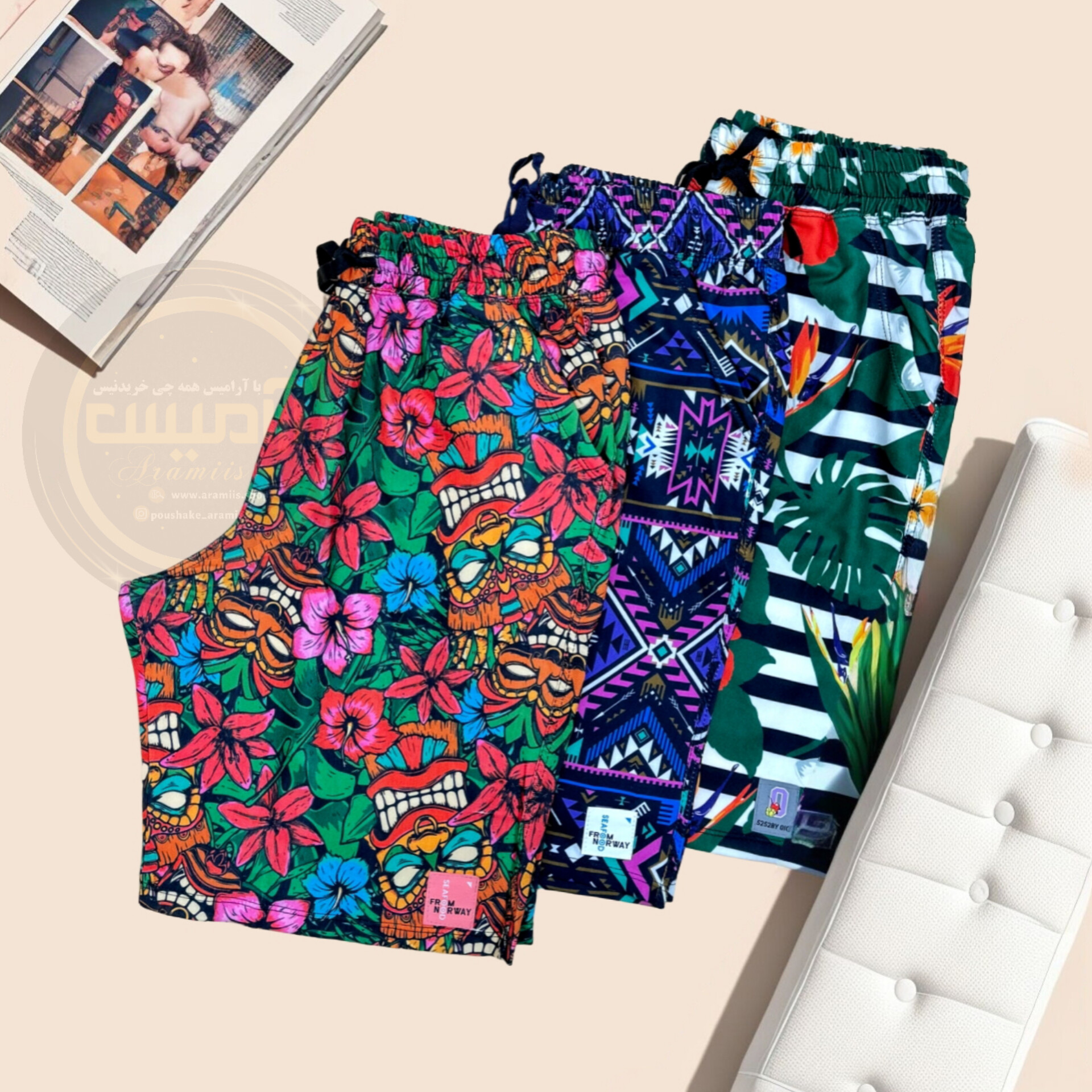 شلوارک رنگی (5)