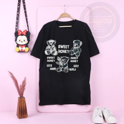 تیشرت لانگ سه خرس