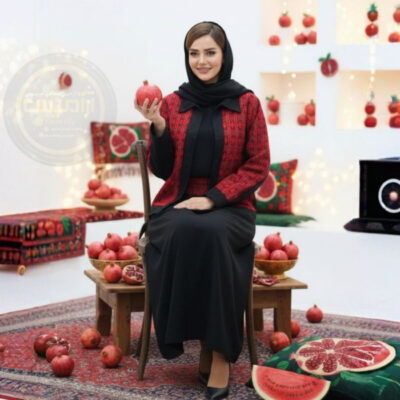 سه تیکه کت سارافون و کمربند گلیمی