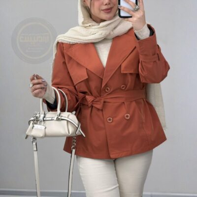 ترنچ کت بارونی تی سی آستردار